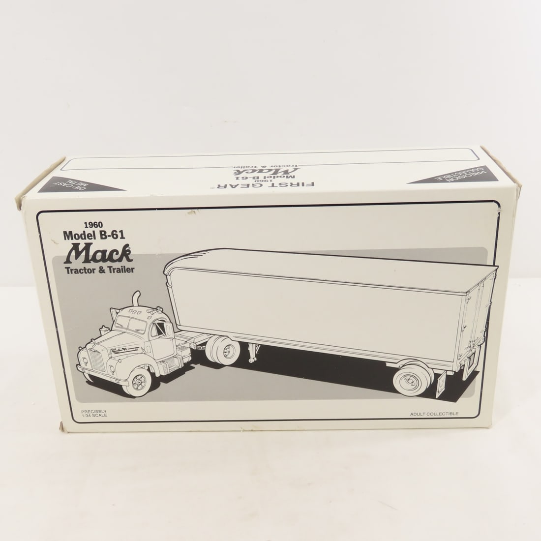 1st Gear 1:34 Cape Cod Mack B61 Tractor Trailer - 7