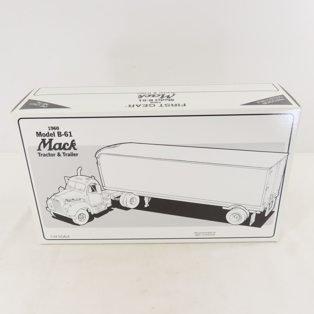 1st Gear 1:34 Parker 1960 Mack B61 Tractor Trailer - 15