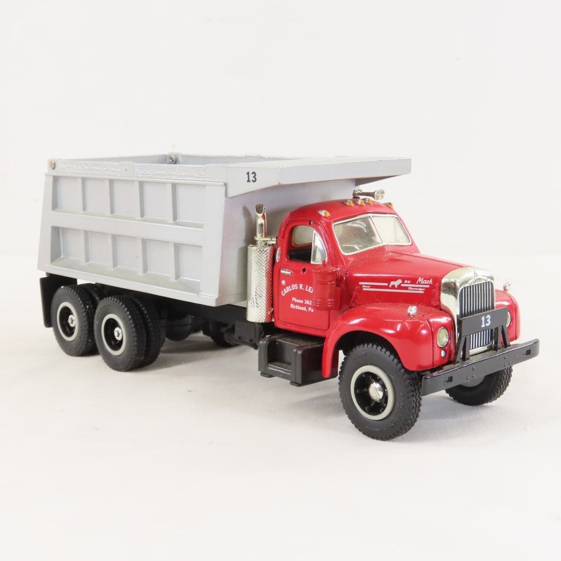 1st Gear C. Leffler 1960 Mack Model B61 Dump Truck - 7