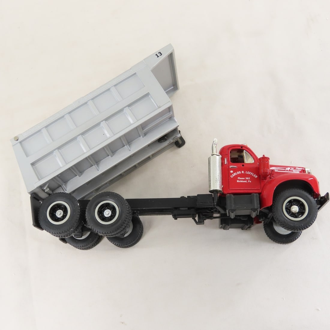 1st Gear C. Leffler 1960 Mack Model B61 Dump Truck - 8