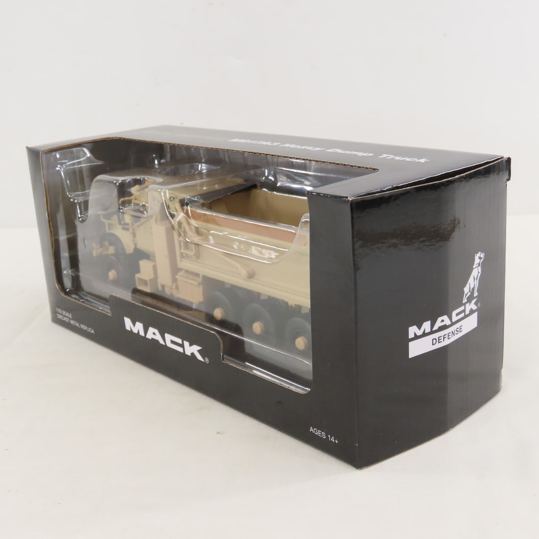 1st Gear 1:50 Mack Defense M917A3 Tan Dump Truck - 6