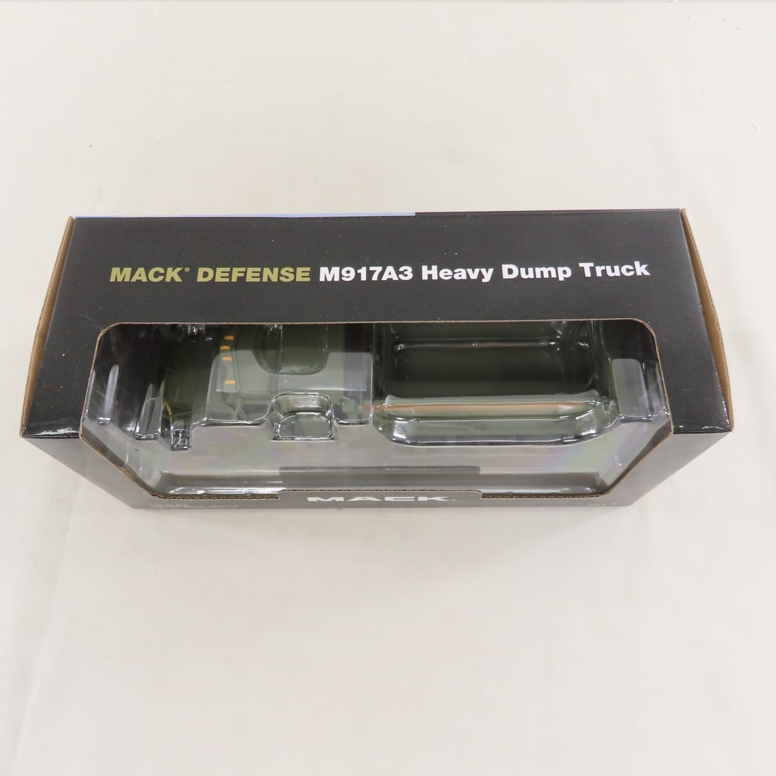 1st Gear 1:50 Mack Defense M917A3 Green Dump Truck - 6