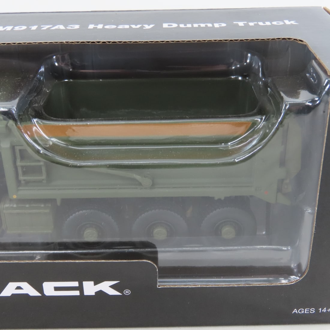 1st Gear 1:50 Mack Defense M917A3 Green Dump Truck - 8