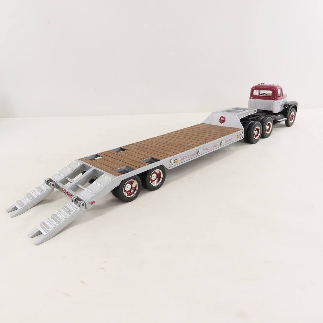 1st Gear 1959 INTL RF200 Tractor Lowboy Trailer - 5