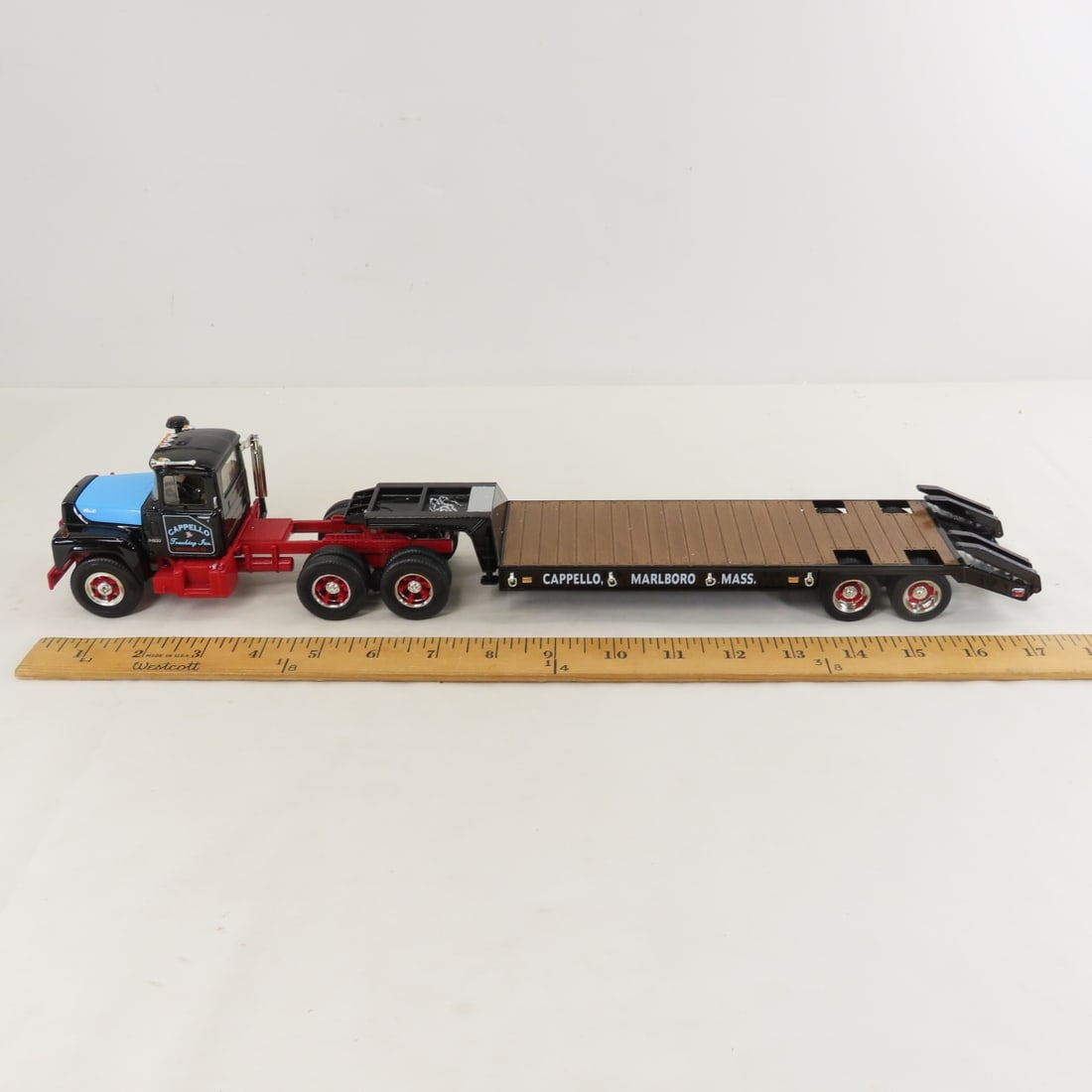 1st Gear 1:34 Capello Mack R-Model Lowboy Trailer - 2
