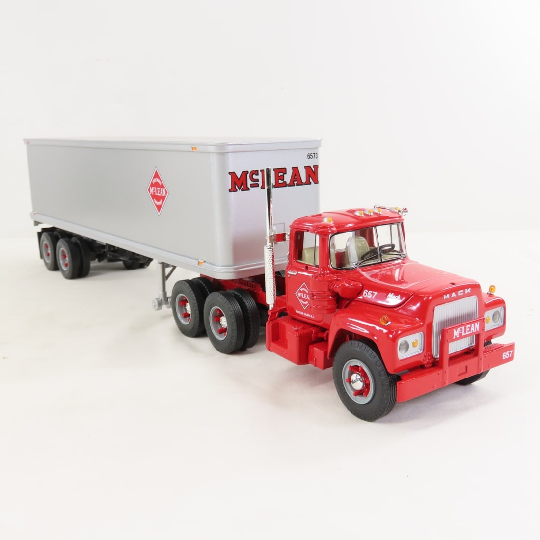 1st Gear 1:34 McLean Mack R-Model w/35' Trailer - 7