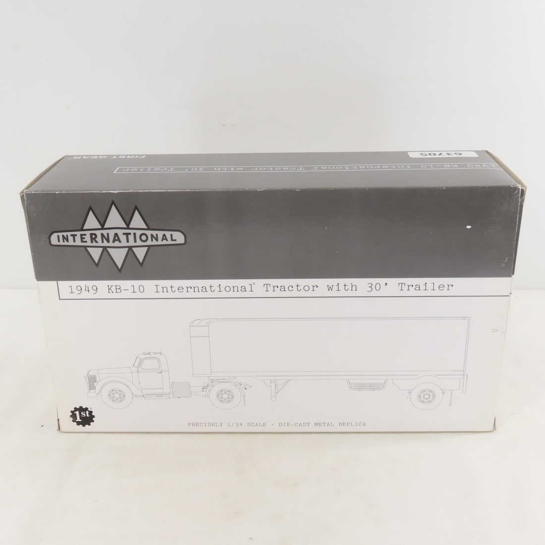 1st Gear Texaco 1949 INTL KB10 Tractor Trailer - 14