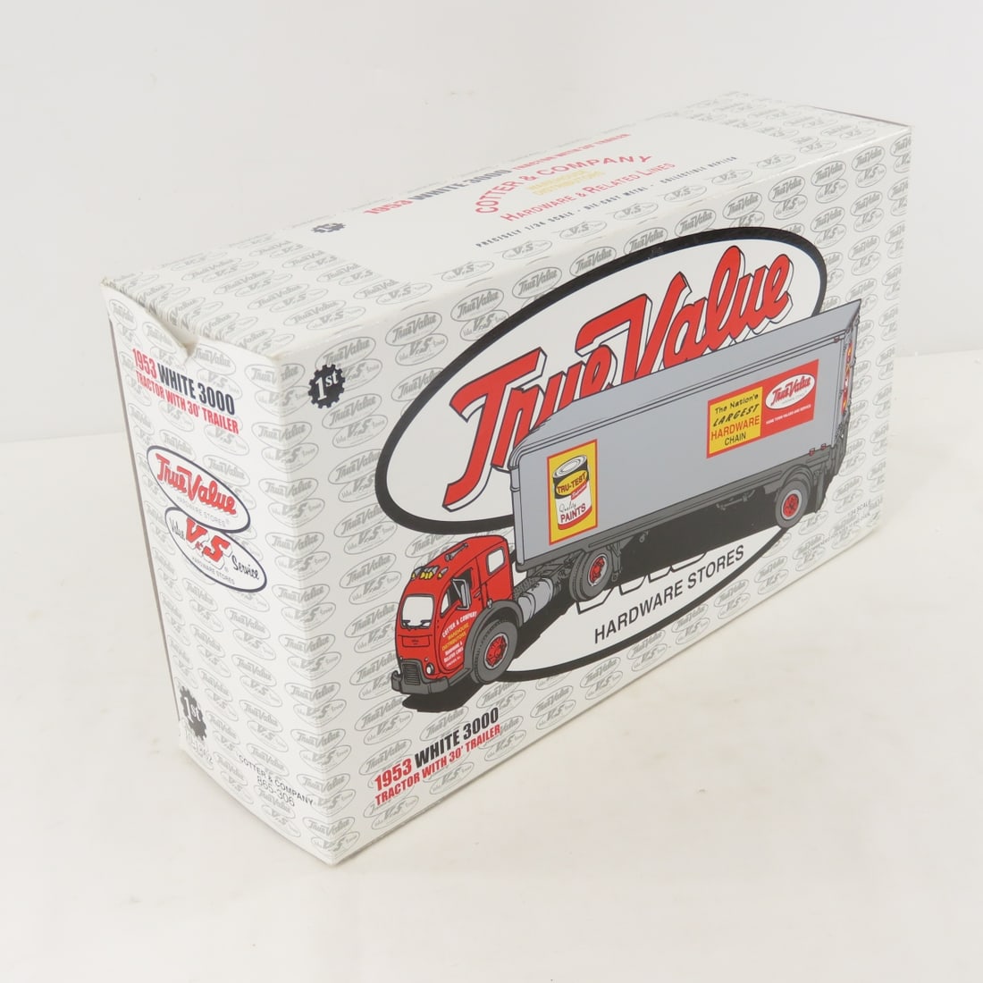 1st Gear True Value 1953 White 3000 Cab & Trailer - 6