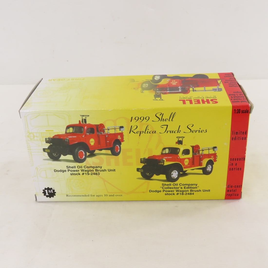 1st Gear 1:30 Shell Dodge Power Wagon Brush Unit - 16