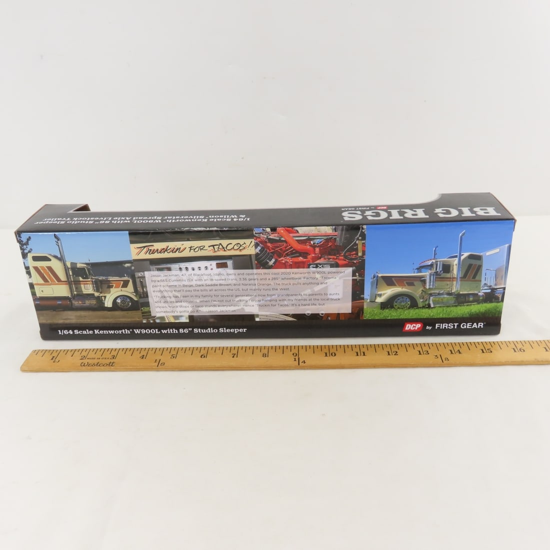 1st Gear 1:64 Paradise Kenworth W900L Livestock - 4
