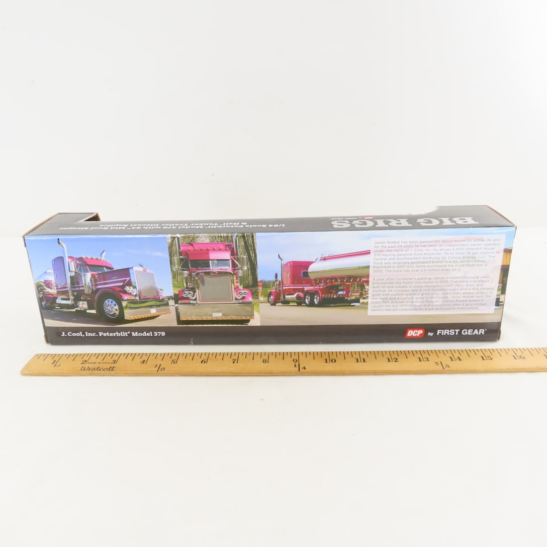 1st Gear 1:64 J. Cool Peterbilt 379 Sleeper Tanker - 4