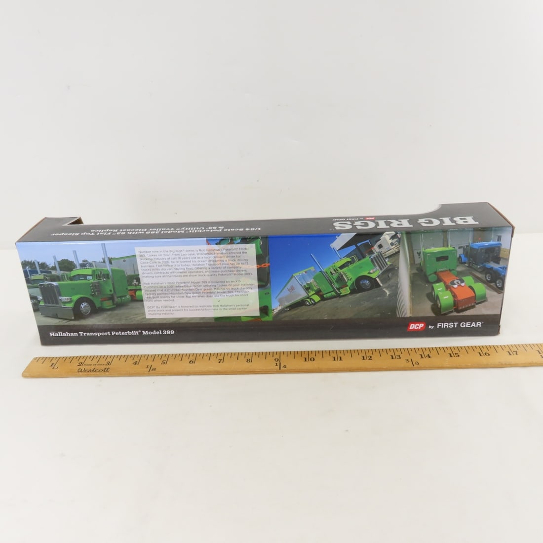 1st Gear 1:64 Hallahan Peterbilt 389 Cab & Trailer - 4