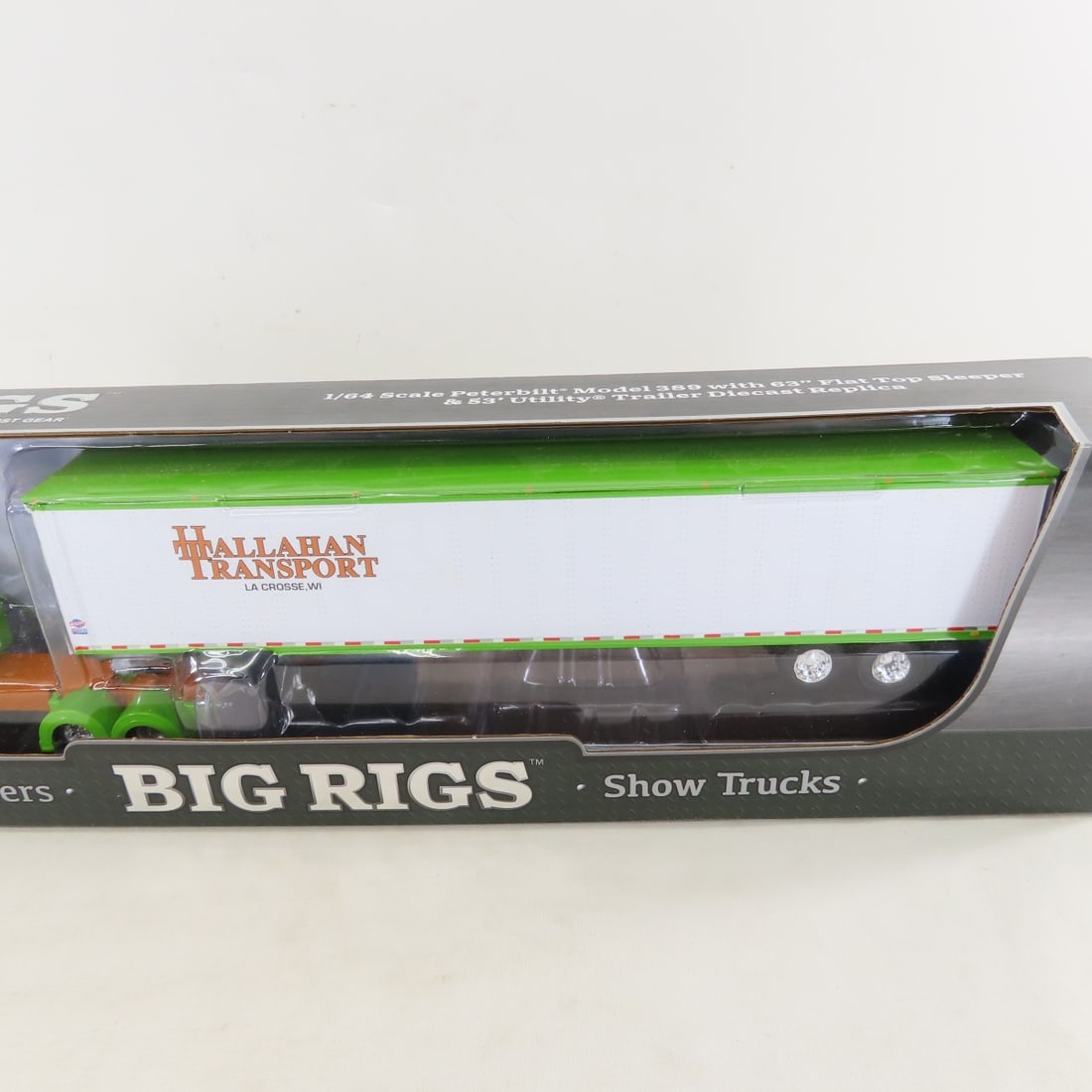 1st Gear 1:64 Hallahan Peterbilt 389 Cab & Trailer - 9