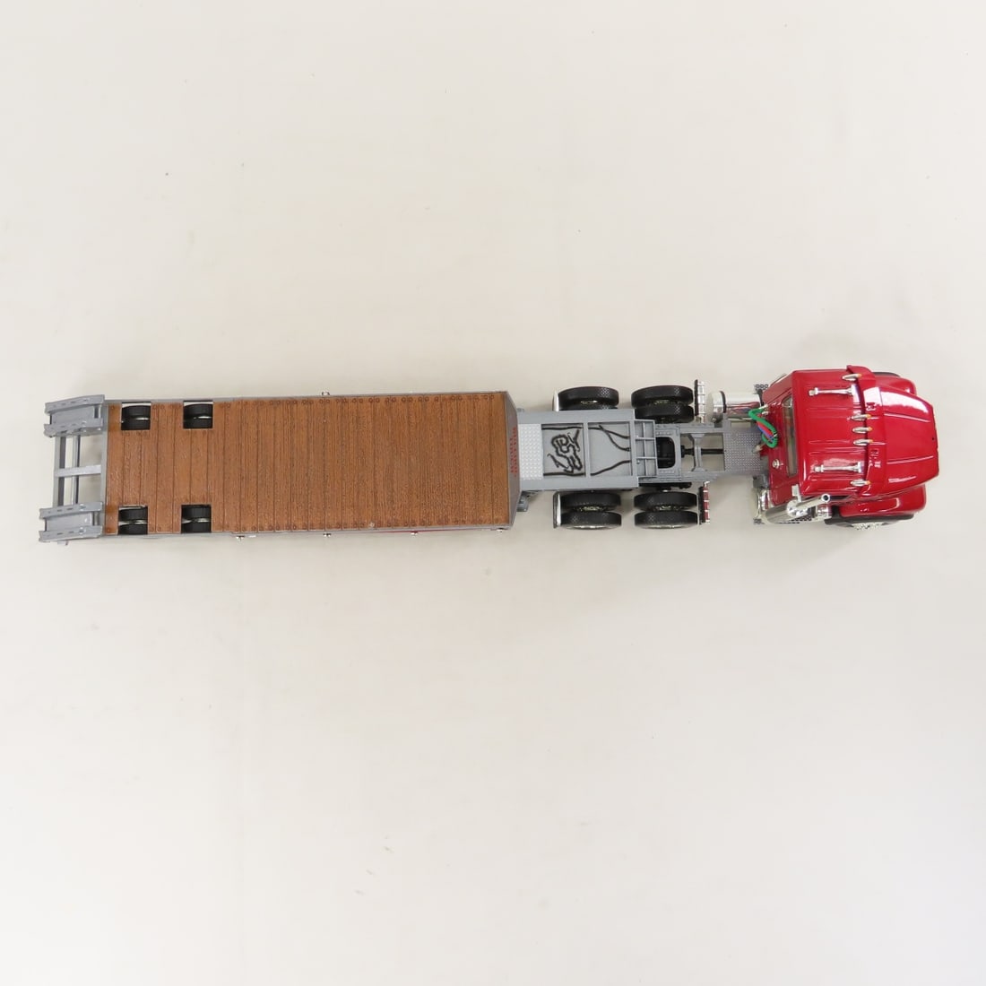 1st Gear 1:34 Mack Granite Tractor, Lowboy Trailer - 9