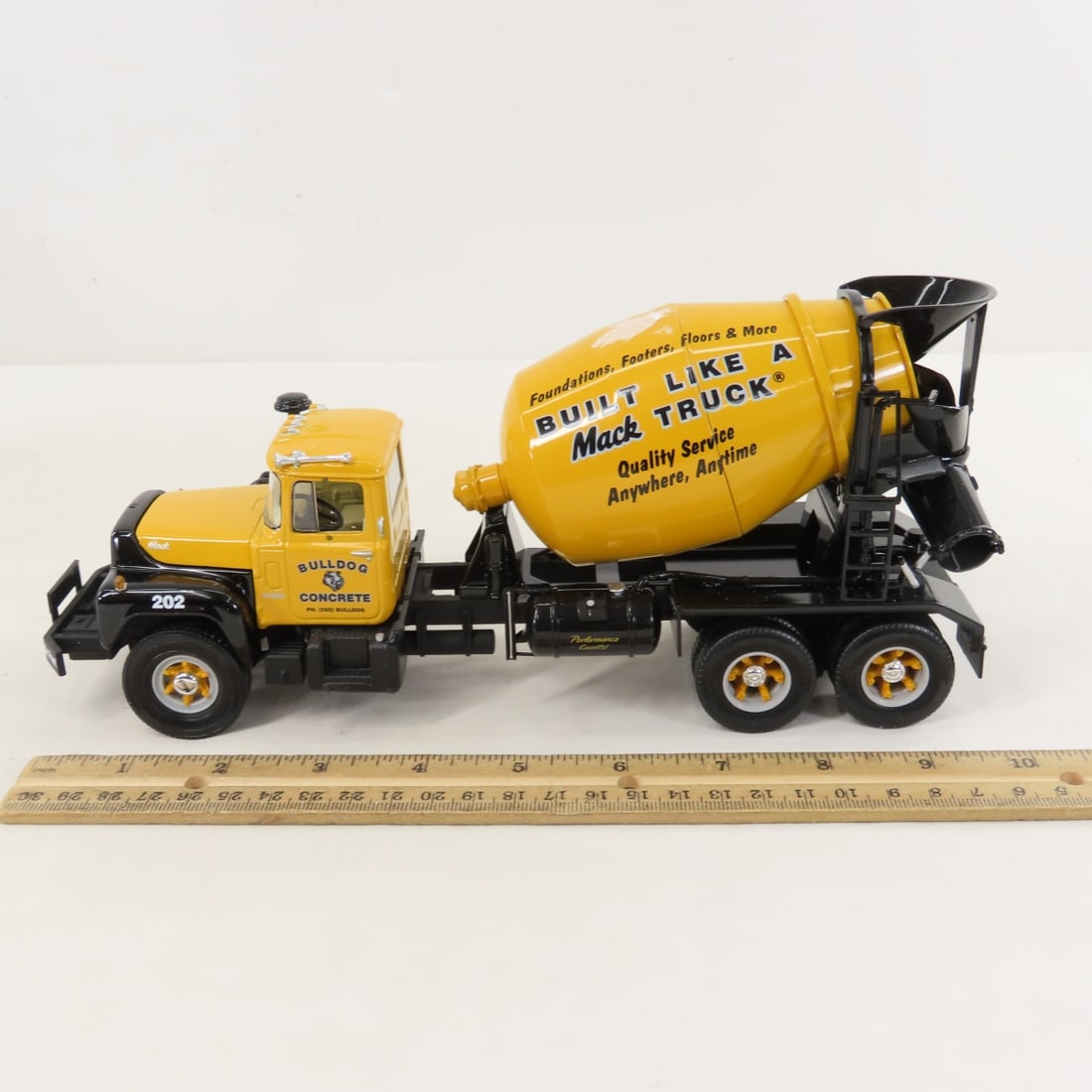 1st Gear 1:34 Mack R600 Mixer, Embroidered Hat - 2