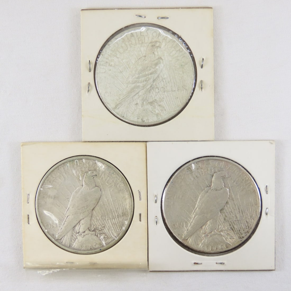 1922 P,D,S Peace Silver Dollars - 2