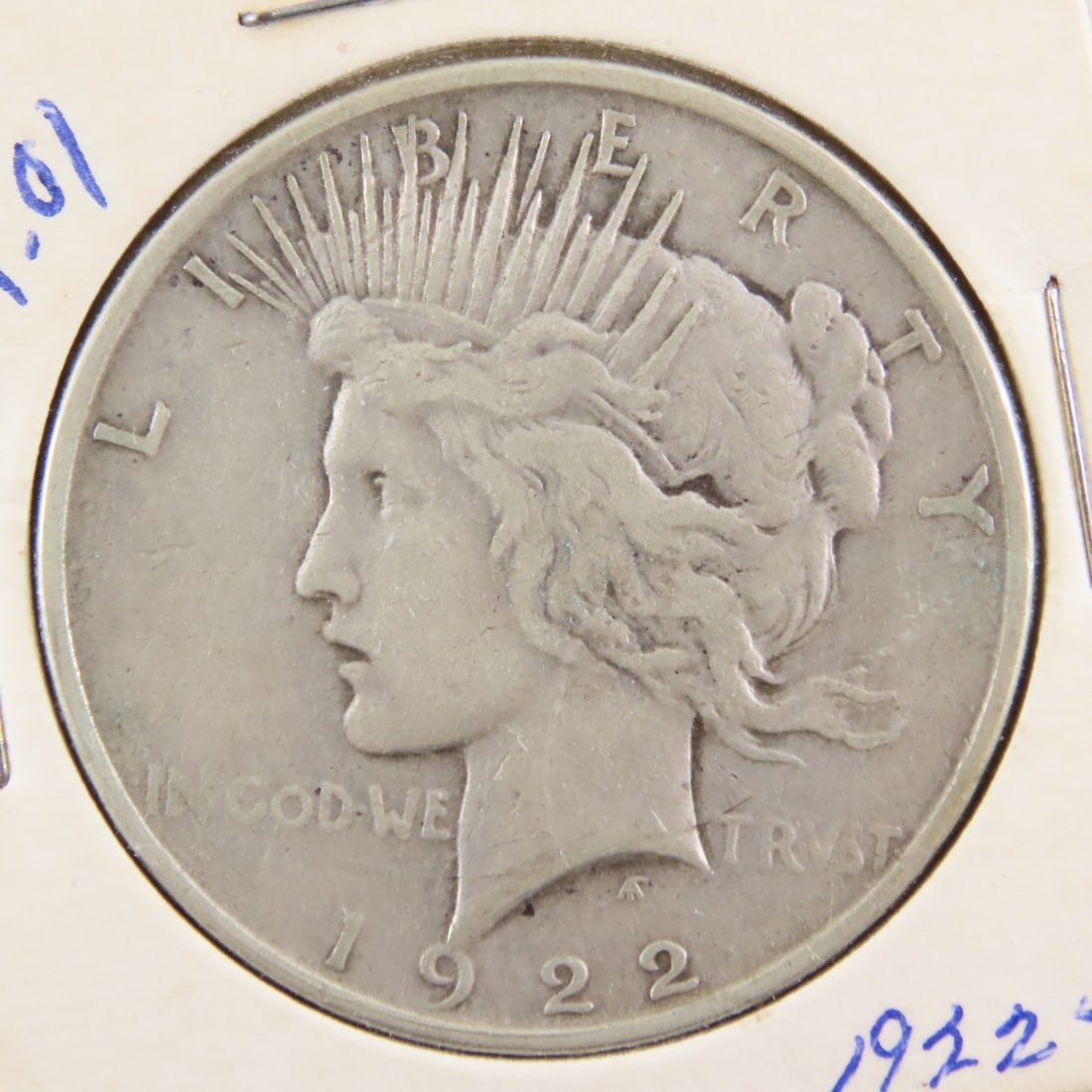 1922 P,D,S Peace Silver Dollars - 5