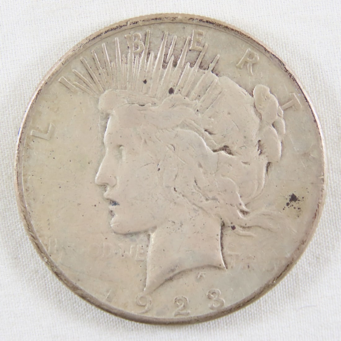 3 1923 S Peace Silver Dollars - 3