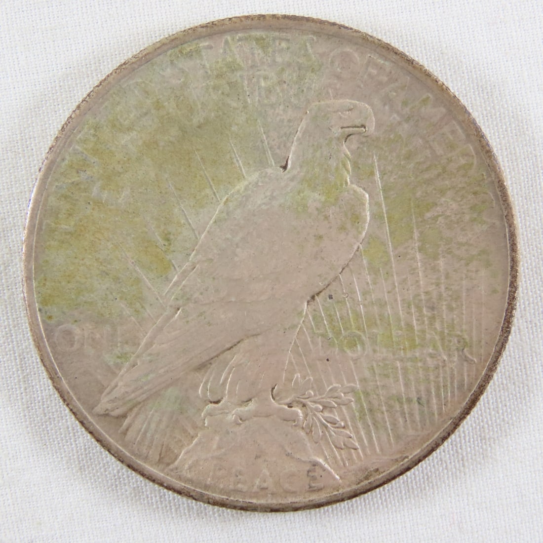 3 1925 Peace Silver Dollars - 4