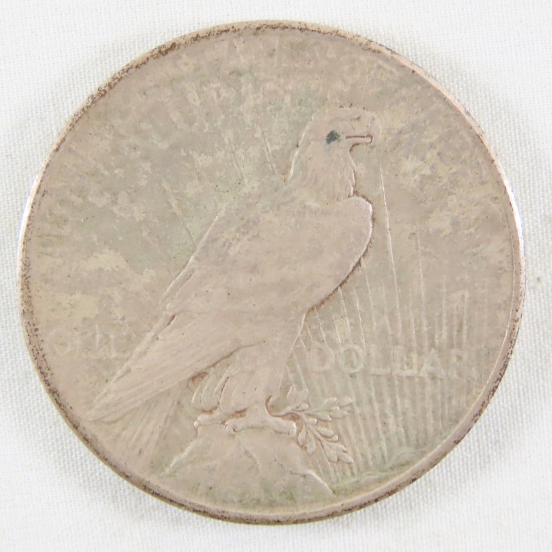 3 1925 Peace Silver Dollars - 8
