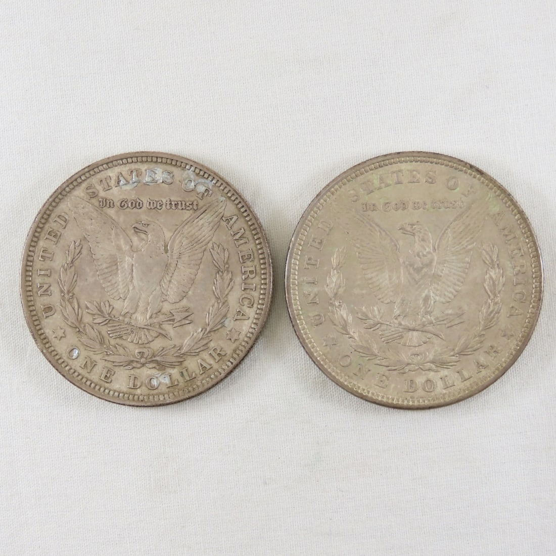 2 1921 Morgan Silver Dollars - 2