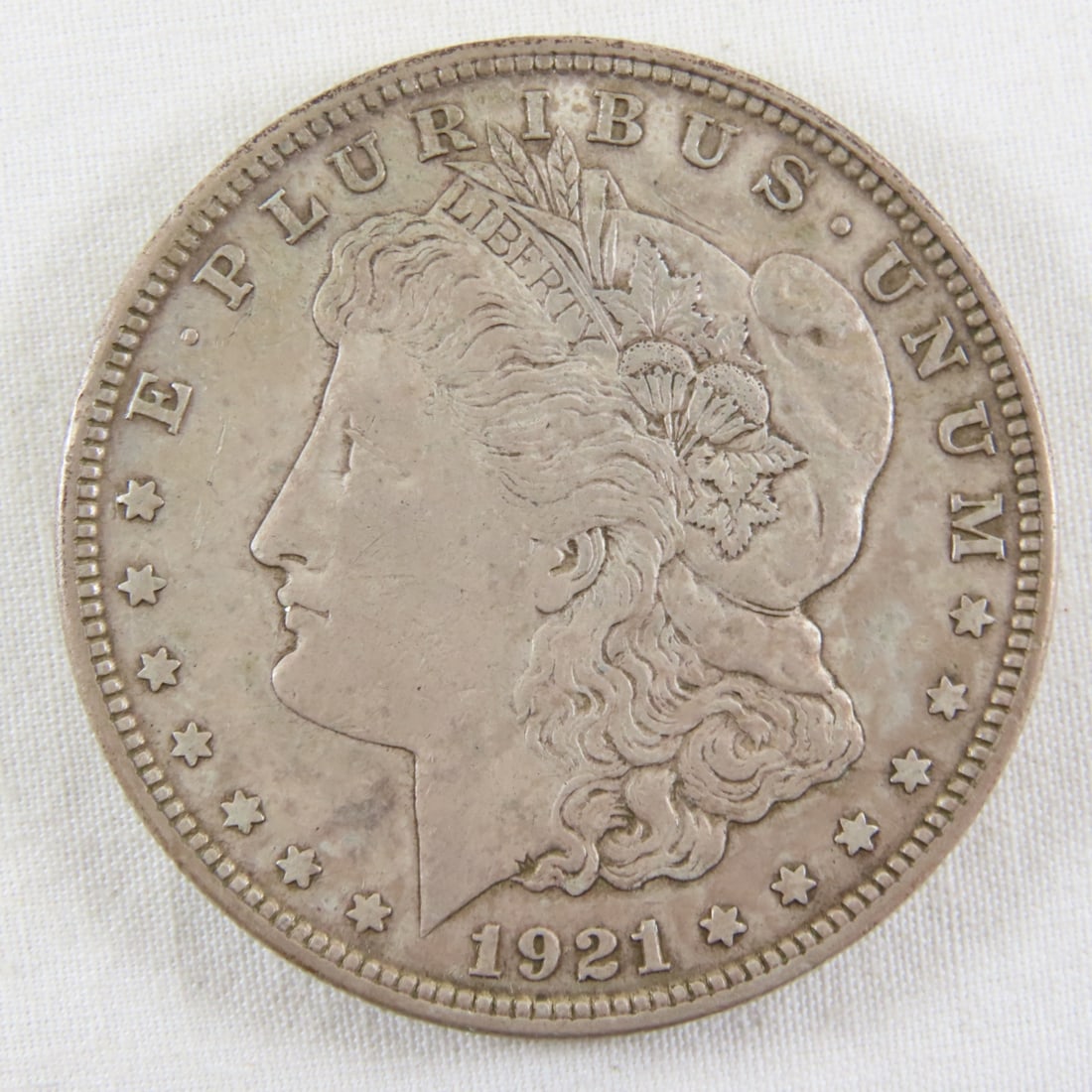2 1921 Morgan Silver Dollars - 3