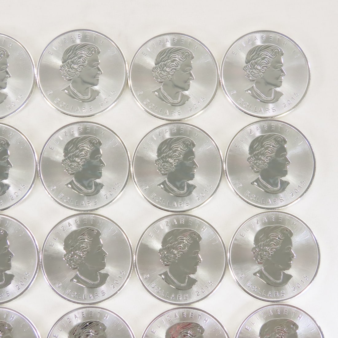 25 2015 1 ozt Canadian $5 .9999 Silver Coins - 3