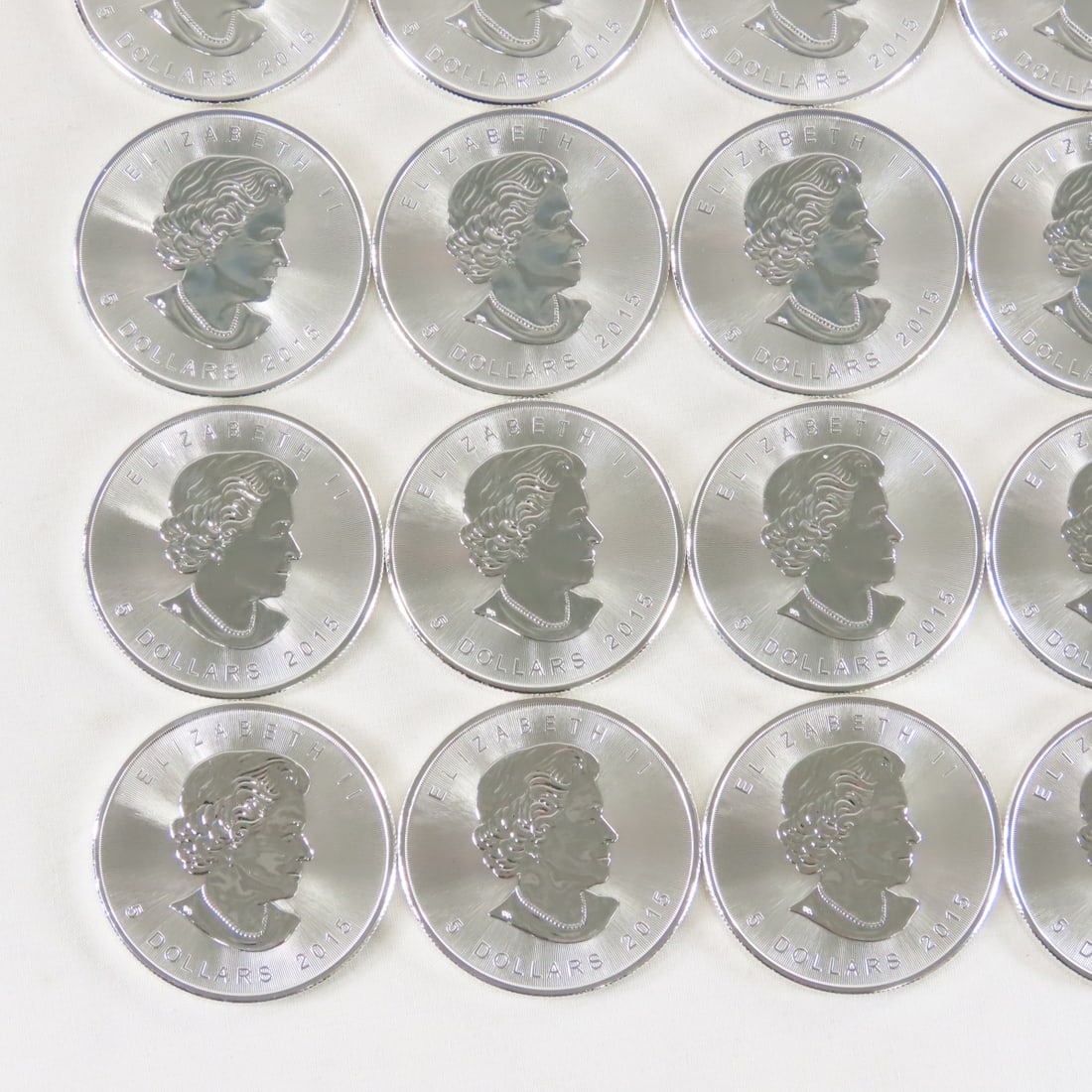 25 2015 1 ozt Canadian $5 .9999 Silver Coins - 4