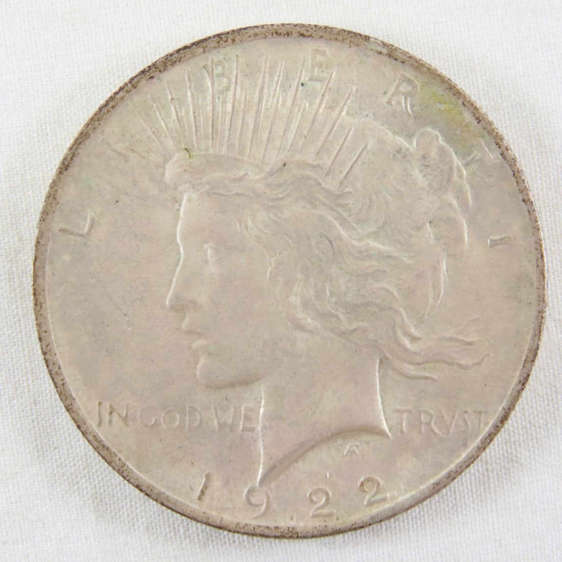 3 1922 Peace Silver Dollars - 5