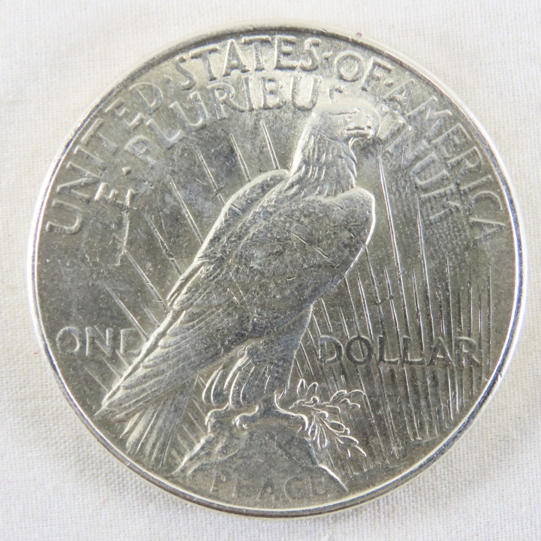 2 AU/BU 1922 Peace Silver Dollars - 5