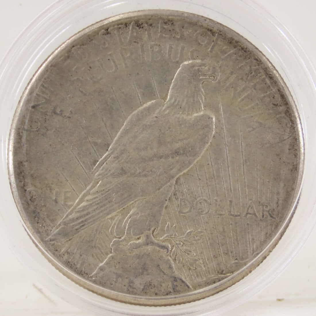 1922 S & 1923 S Peace Silver Dollars - 3
