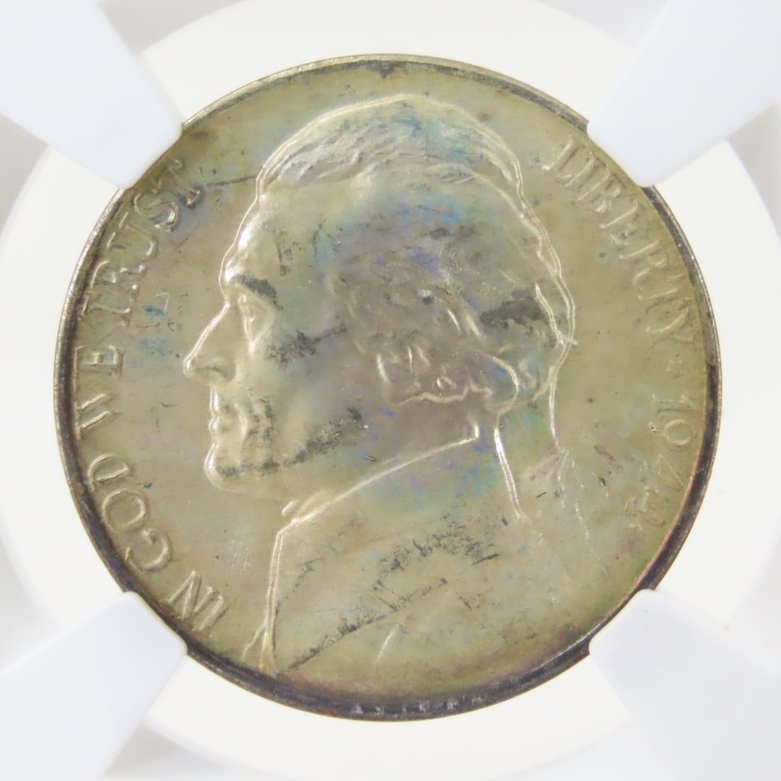 1944 D/D Jefferson War Nickel VP-002 NGC MS 66 - 2