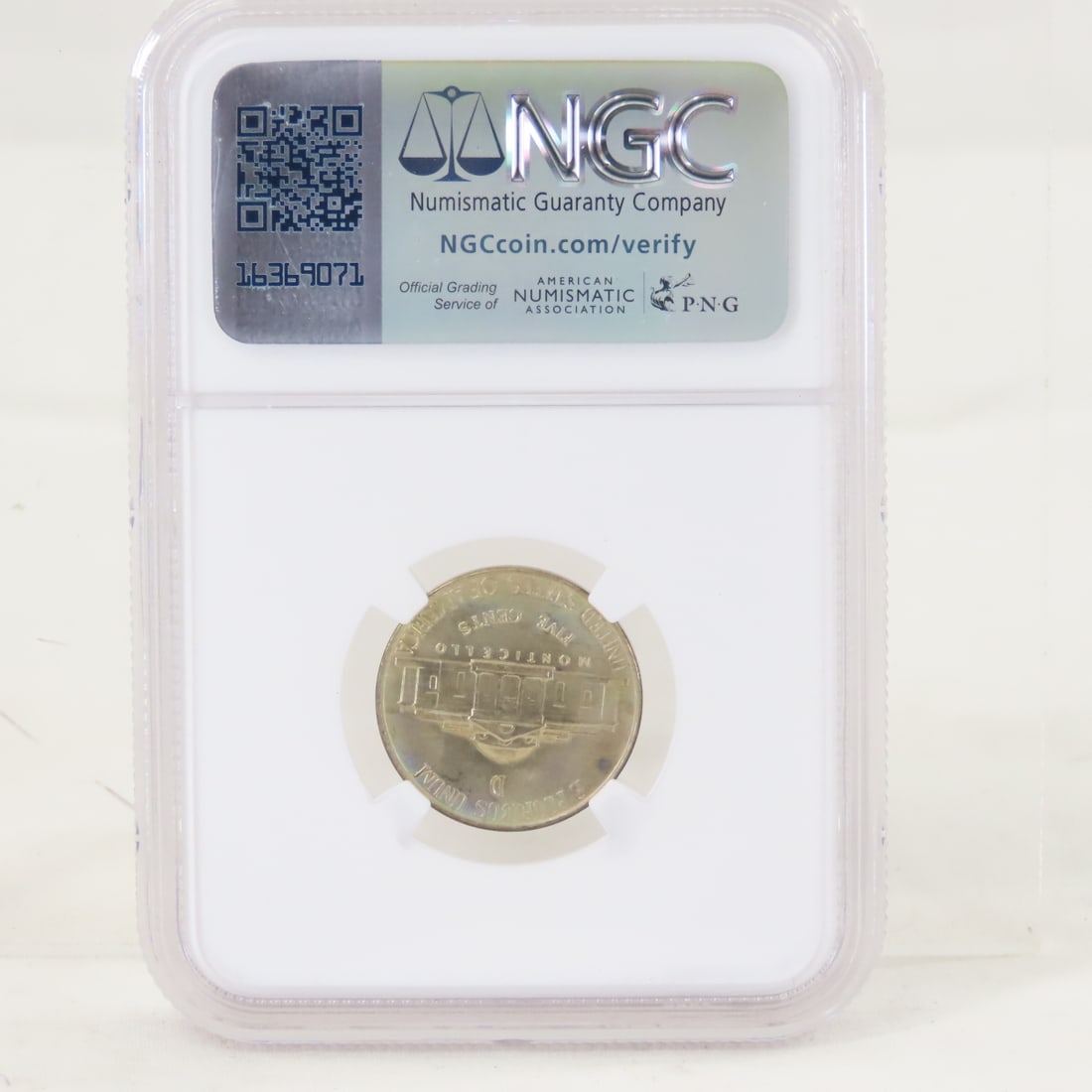1944 D/D Jefferson War Nickel VP-002 NGC MS 66 - 3