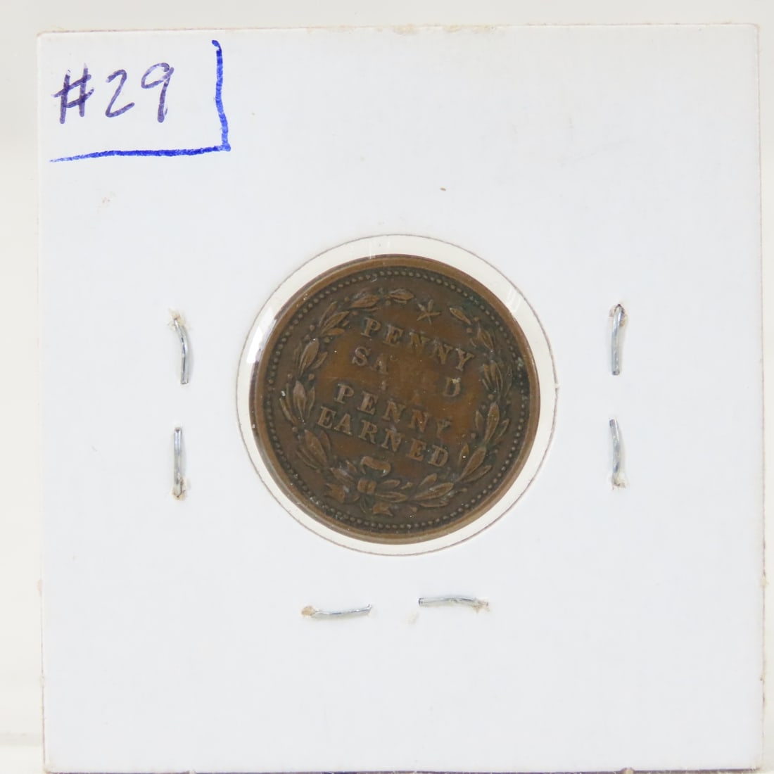 Civil War Patriotic Token Benjamin Franklin Bust - 3