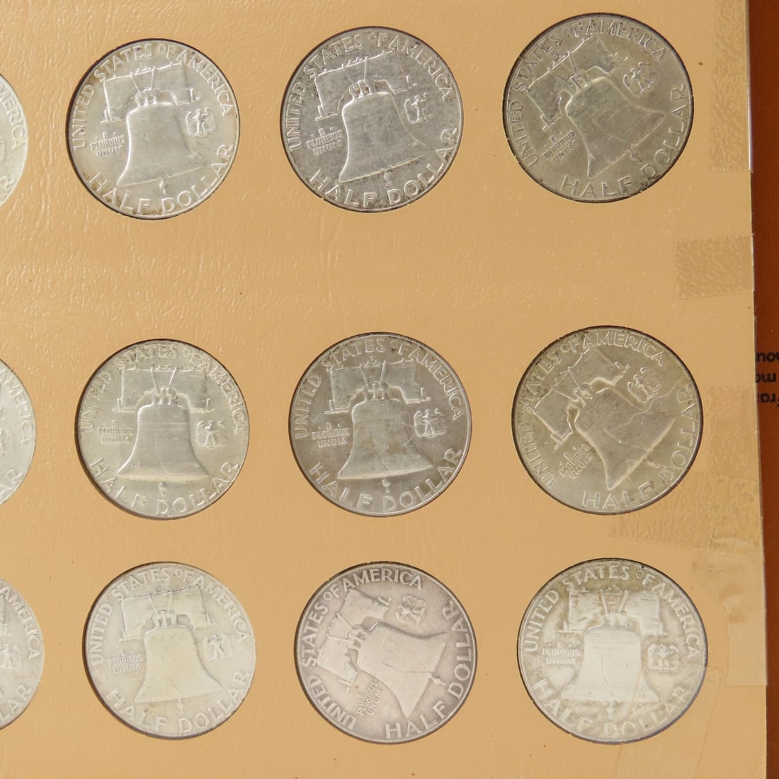 Complete Franklin Silver Half Dollar Book - 13