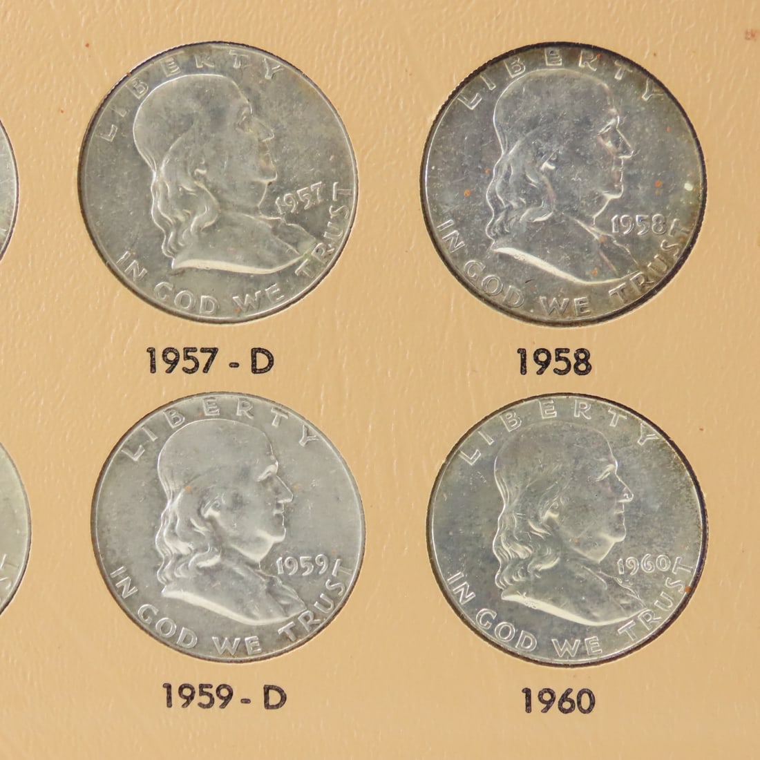 Complete Franklin Silver Half Dollar Book - 16