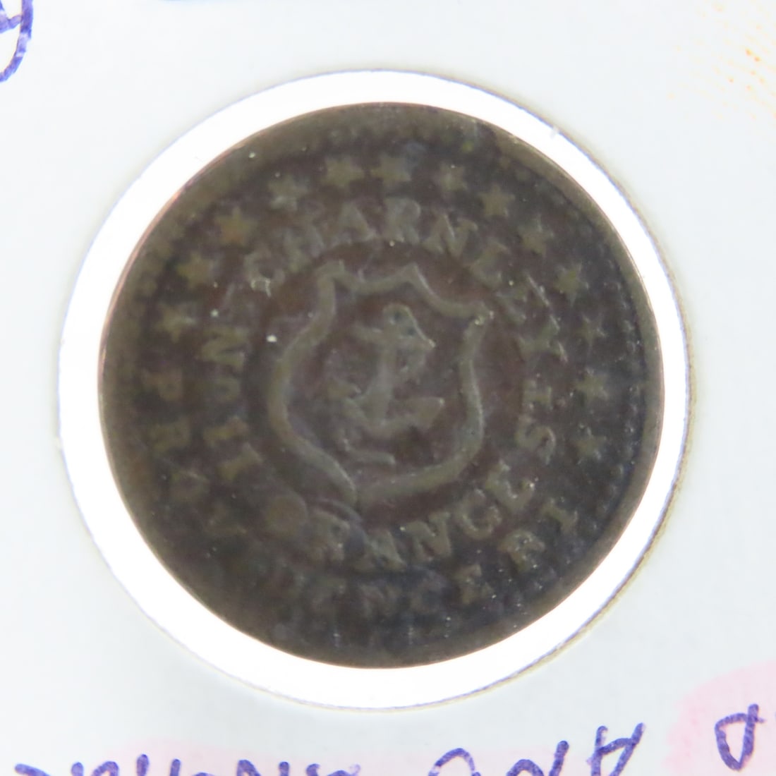 1863 Civil War Store Token Charnley Providence, RI - 2