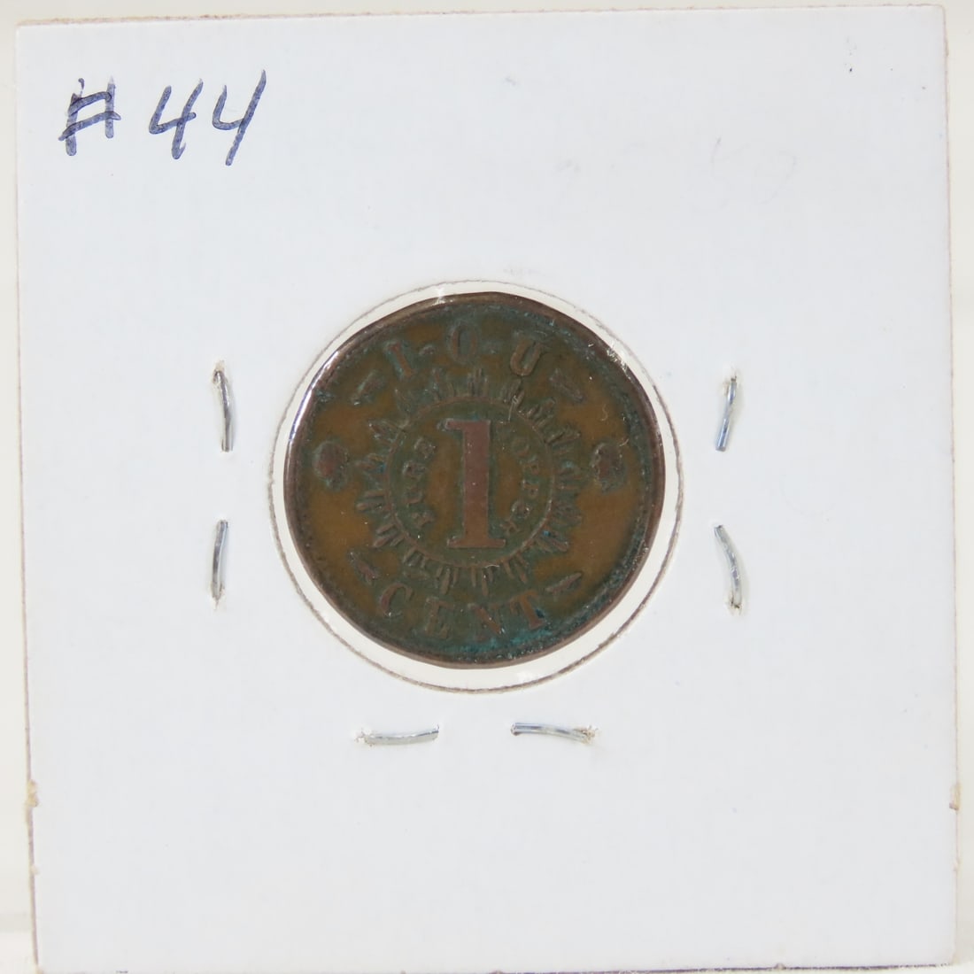Civil War Store Token John Quinn Grocer - 3