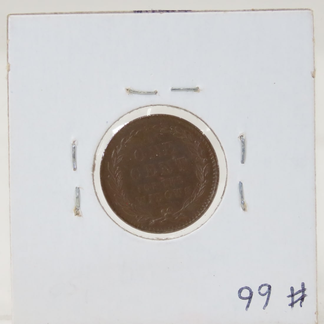 1863 Civil War Patriotic Token Indian Head - 3