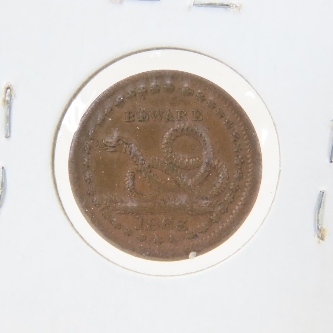 1863 Civil War Patriotic Token Andrew Jackson - 4