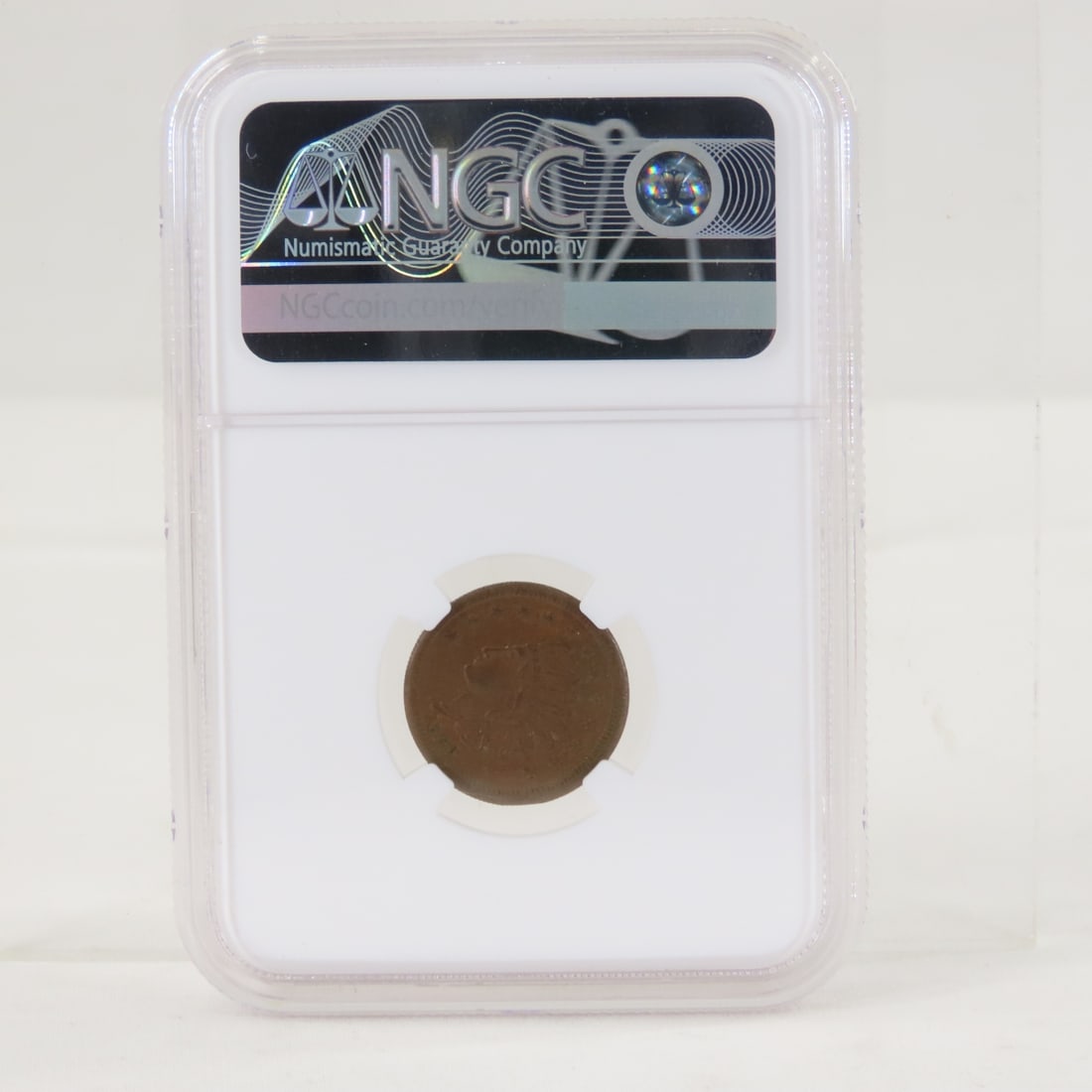 1863 Store Token Francis Eccard Tobacconist MS62 - 3