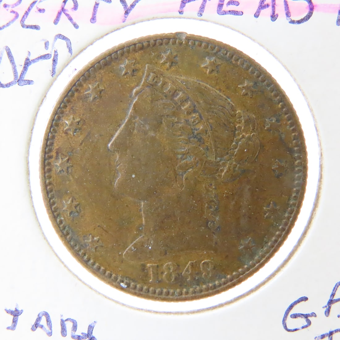 1849 Gaming Token California Gold Miner - 2