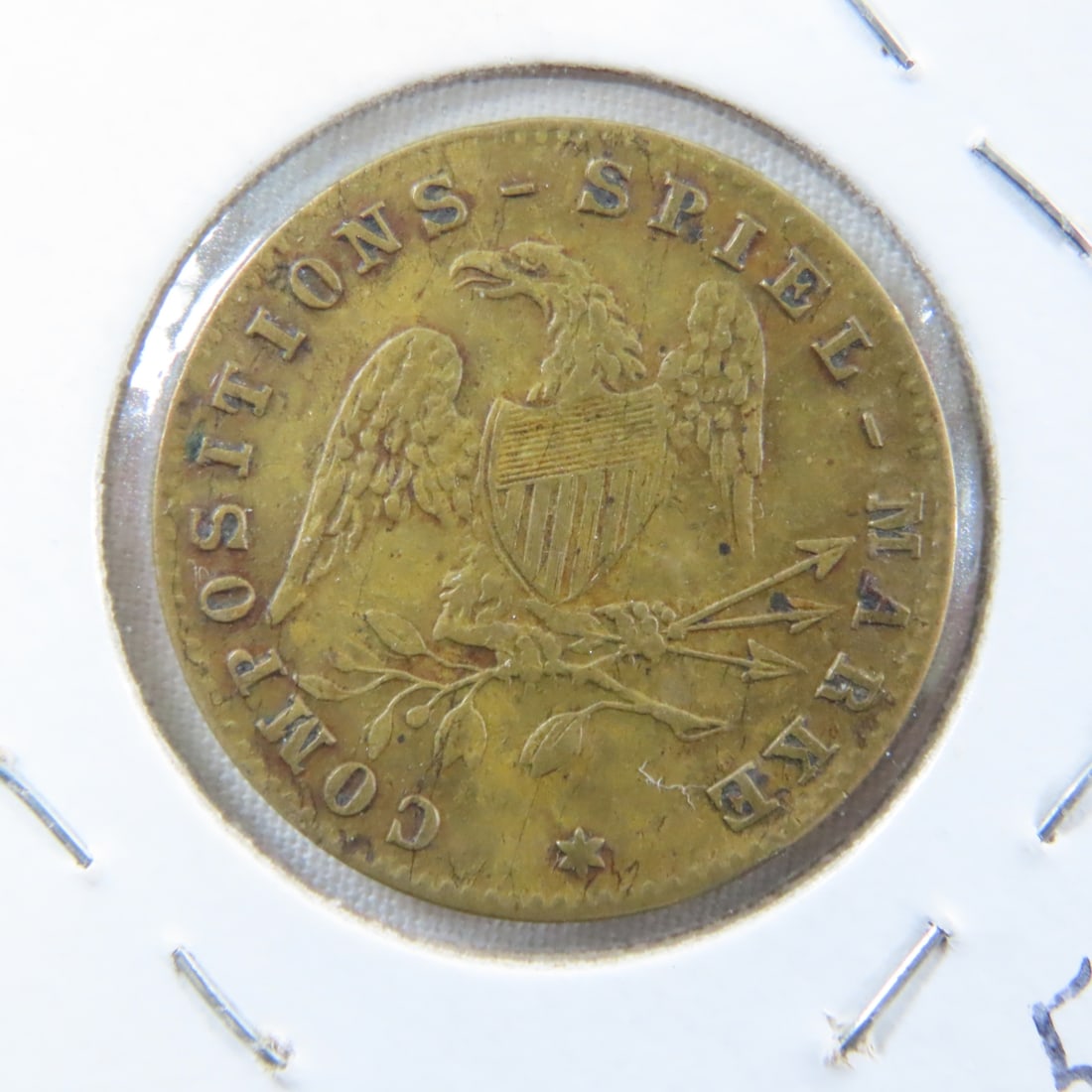 1850s Gaming Token 49er's Saloon - 4