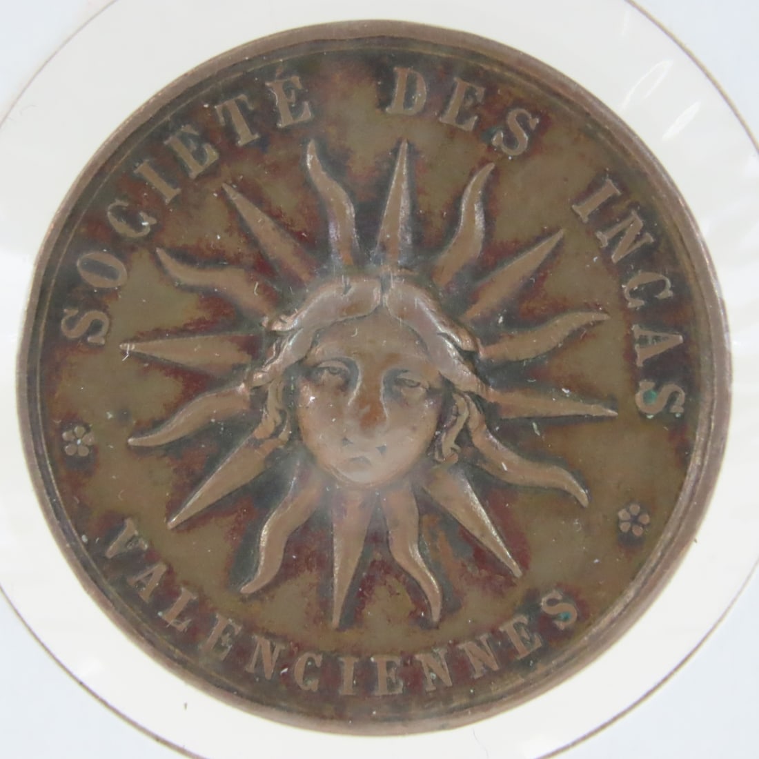 1866 Commemorative Token Society Of Inca's Sun God - 2