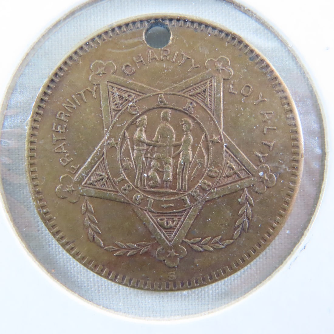 1889 Commemorative Token 23rd. Encampment G.A.R. - 4