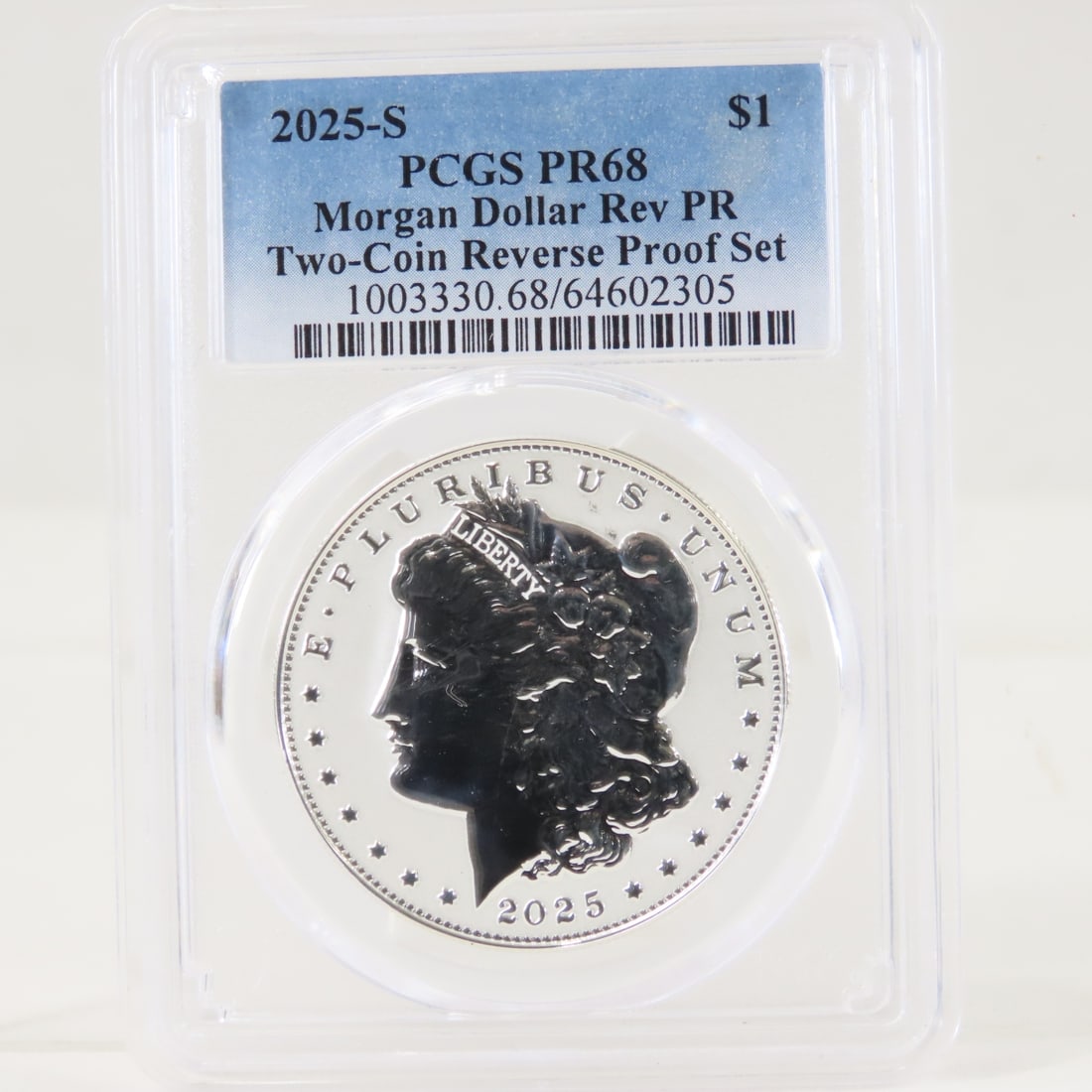 2025 S Morgan Silver Dollar Rev Proof PCGS PR68 (1 of 4)