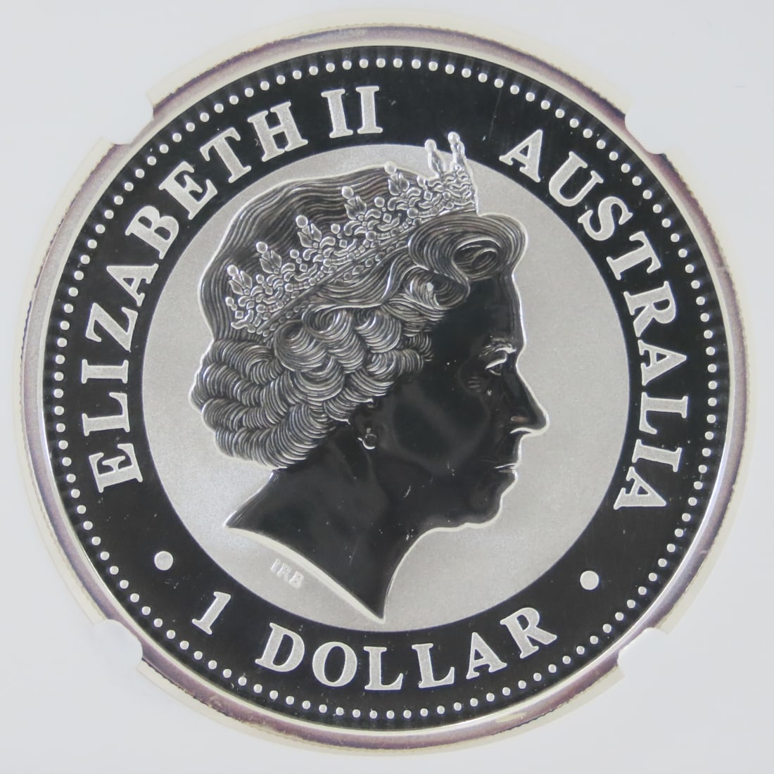 2006 Australia Year of the Dog S$1 NGC MS70 - 4