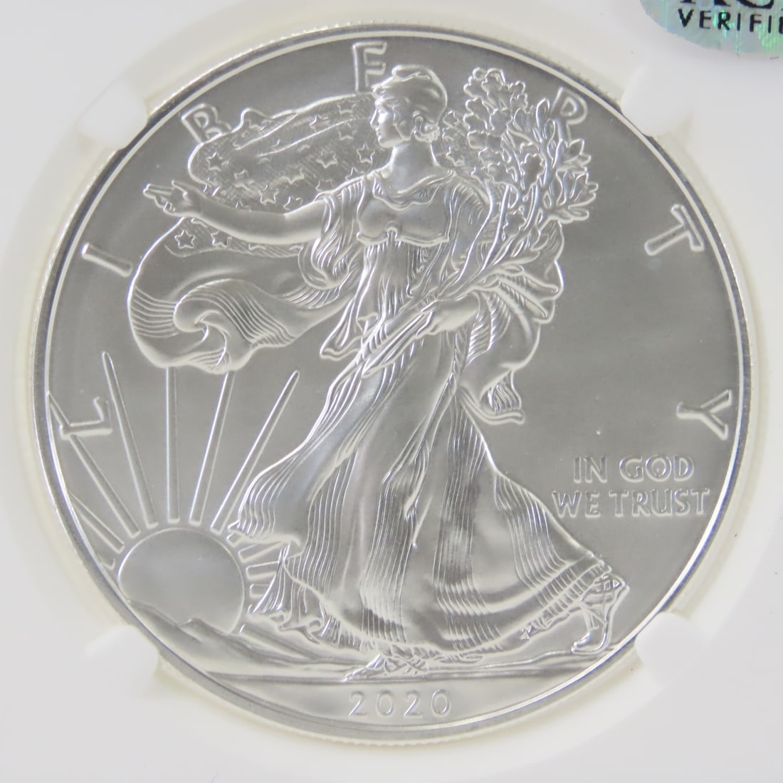 2020 S American Silver Eagle NGC MS70 Signed - 2