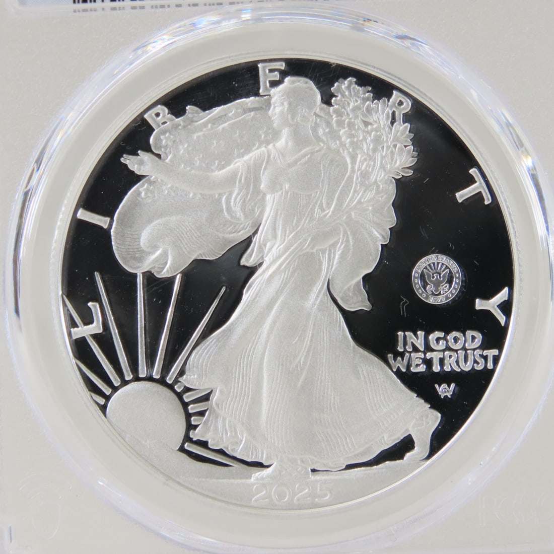 2025 P American Silver Eagle PCGS PR69 DCAM Navy - 2