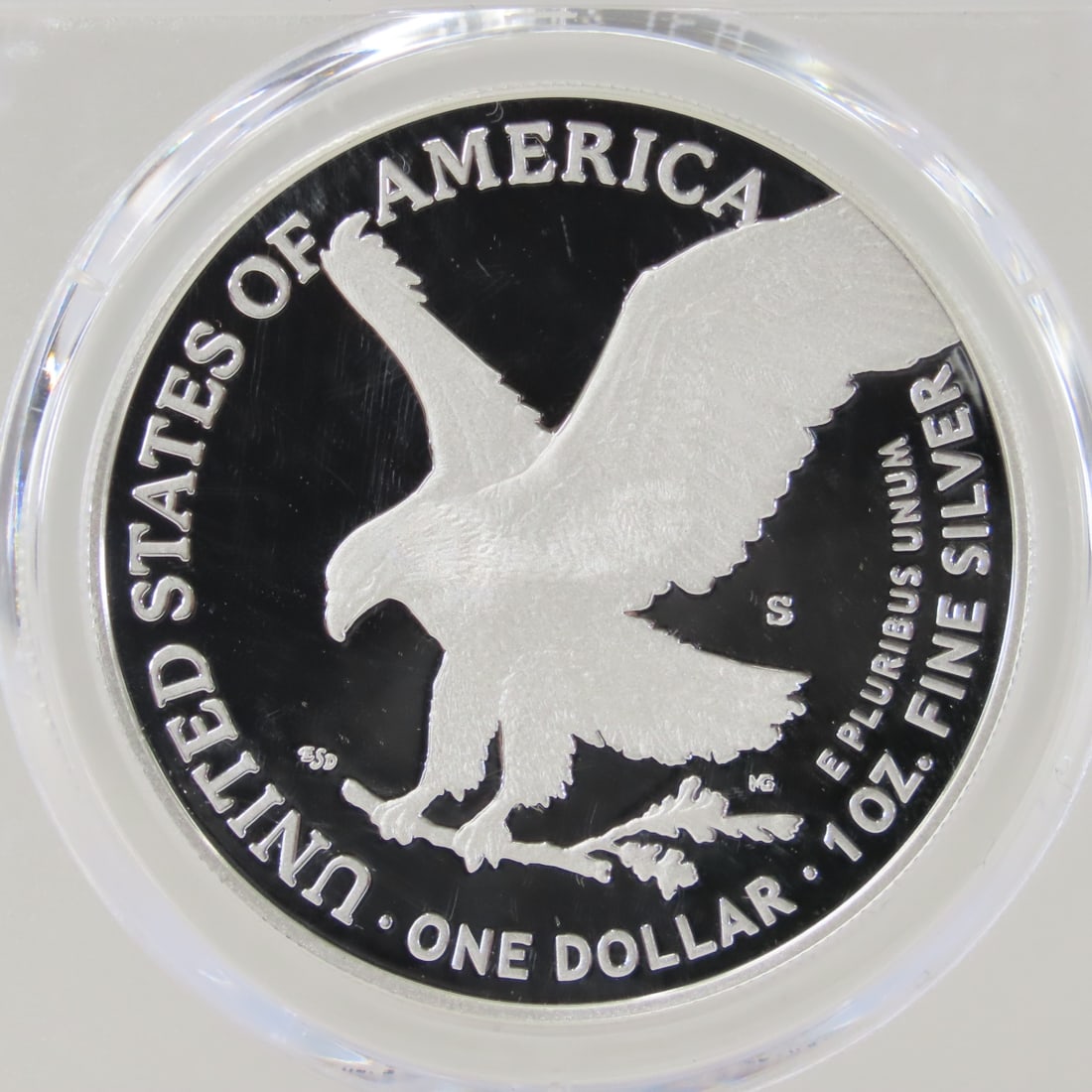 2025 P American Silver Eagle PCGS PR69 DCAM Navy - 4